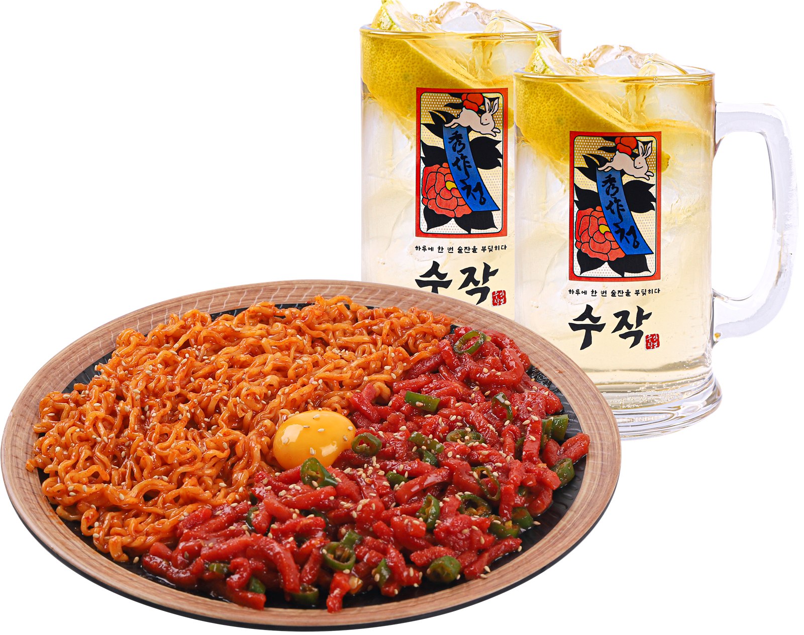 일일수작 블로그 원고에 활용하는 메뉴 세트 이미지